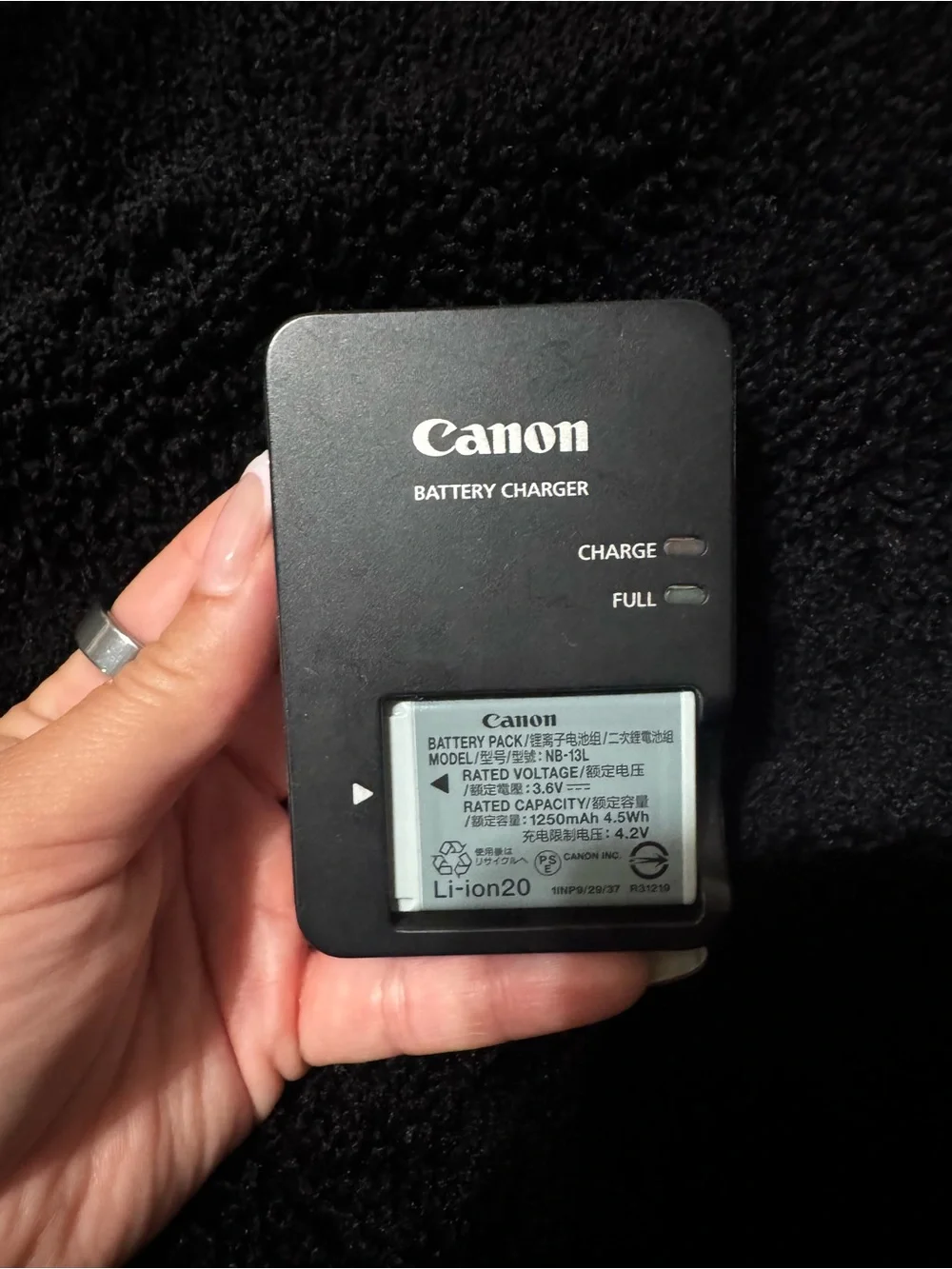 Canon Compact Digital Camera in Black and Silver